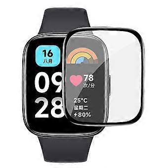 1 Pc voor Xiaomi Redmi Watch 3 Lite/Watch 3 Active 3D PET Screen Protector Black Edge Anti-scratch Wat