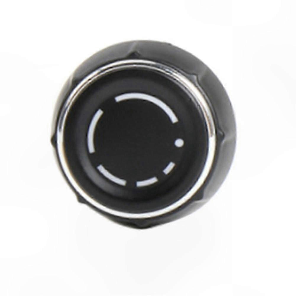 Center Console Audio Volume Knob Cover for CD Control Switch Button - Left SideBlack