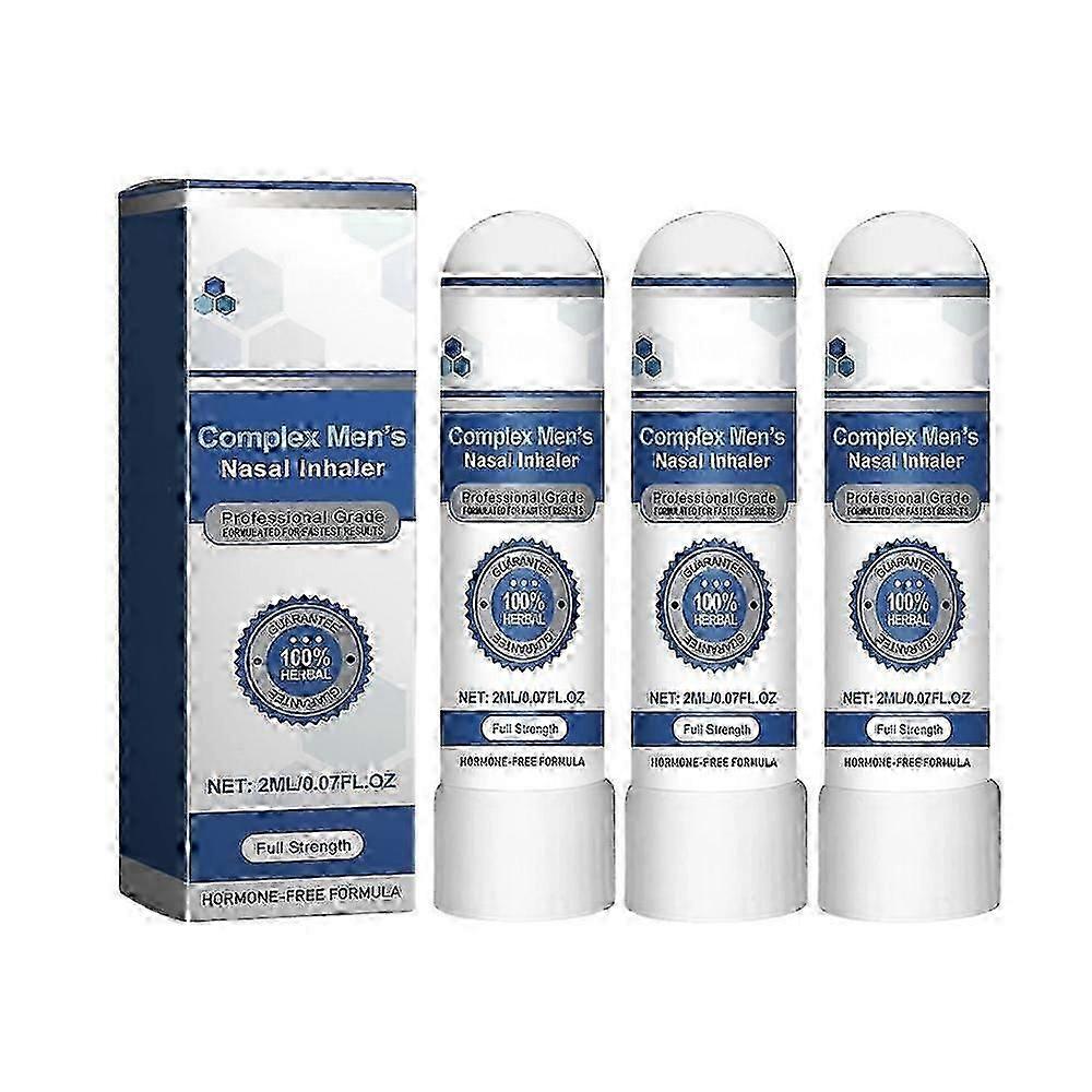 Mens Energy Boosting Nasal Suction Stick Natural Safe Formulation For Daily Use