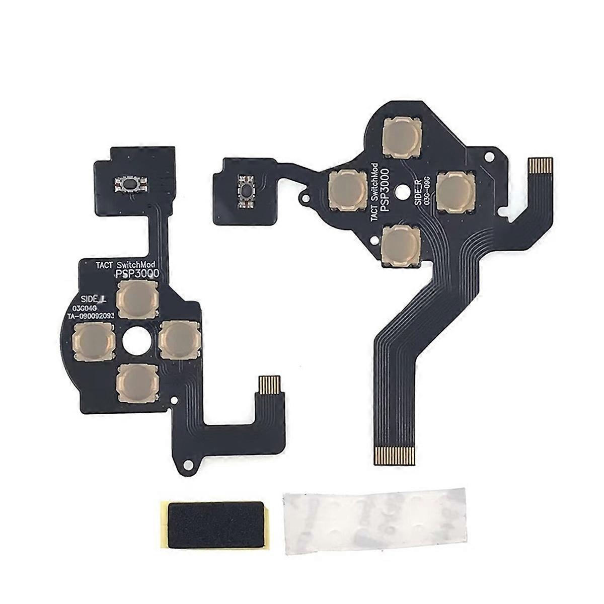 For PSP3000 Old Controller Left and Right Ribbon Cable Tray Button Film Tray Conductive Film Tray Button Film Sticker