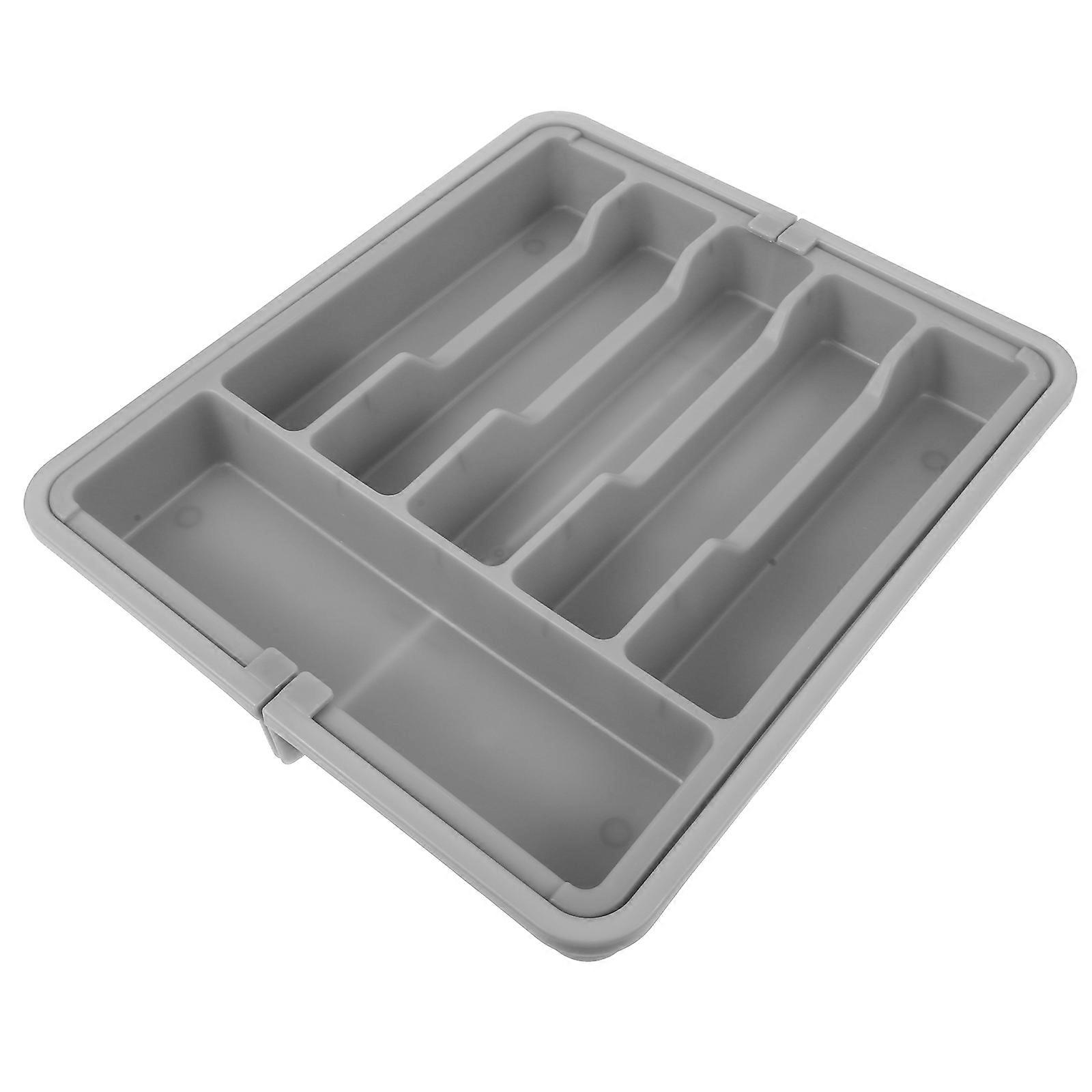 Cutlery Organizer Tray for Kitchen Drawer with Multiple Compartments