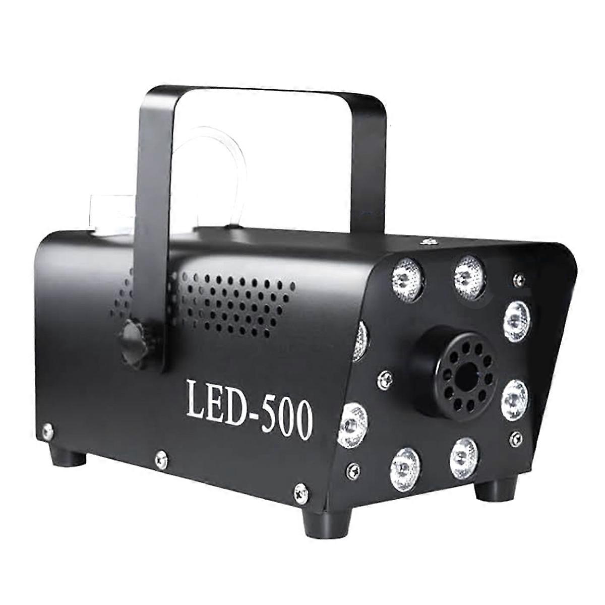 500W LED Smoke Machine with Remote Control Atmospheric Lighting for Christmas Weddings Parties Stage Effects EU Plug