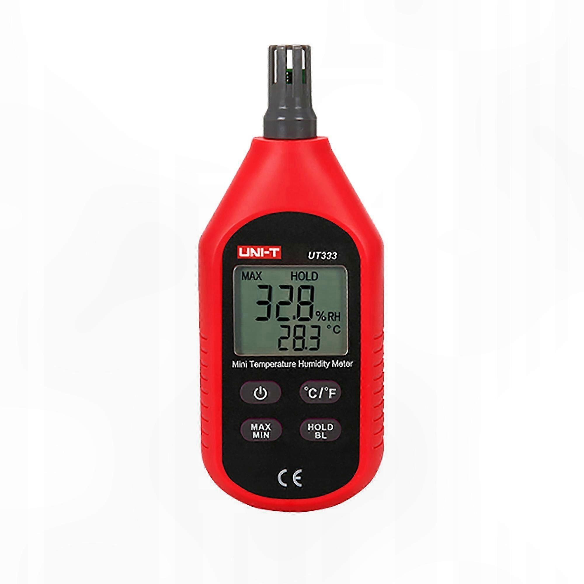 Digital Thermohygrometer for Indoor Outdoor Use with Large LCD Display and Backlight Function