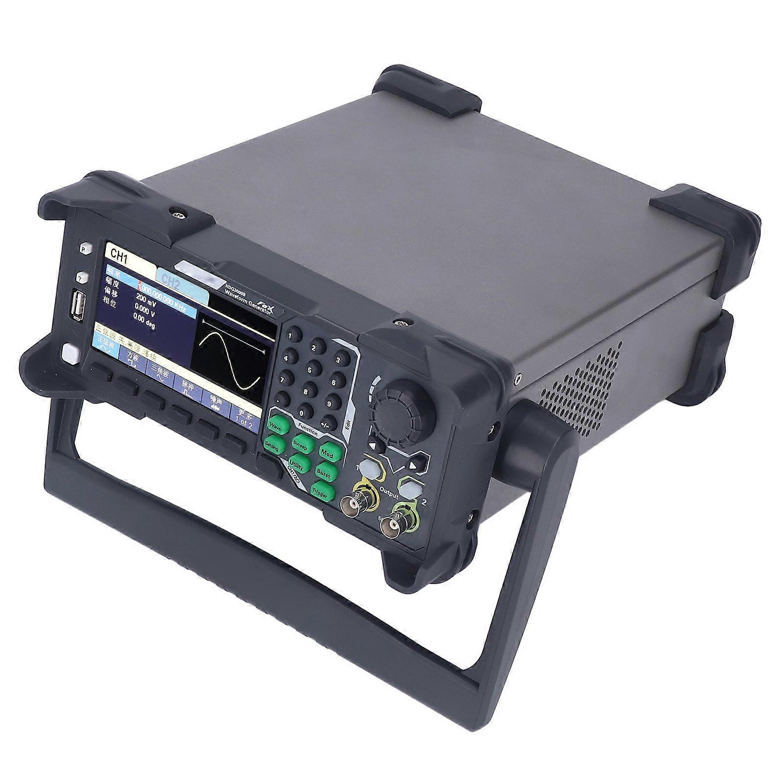 Dual Channel 15MHz Arbitrary Waveform Signal Generator with LCD