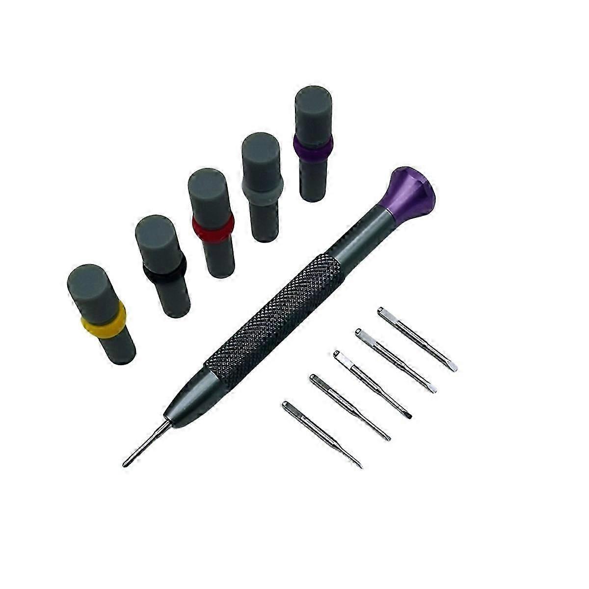 Watch Screwdriver Set with 5 Screw Bits 0.8mm-1.6mm +1.4mm
