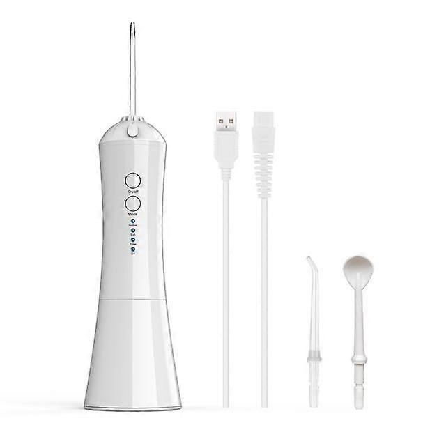 3 Mode Sans Fil Oral USB Jet d’eau Flosser Irrigation Tongue Cleaner 230ml 3 Nozzle| Irrigants oraux