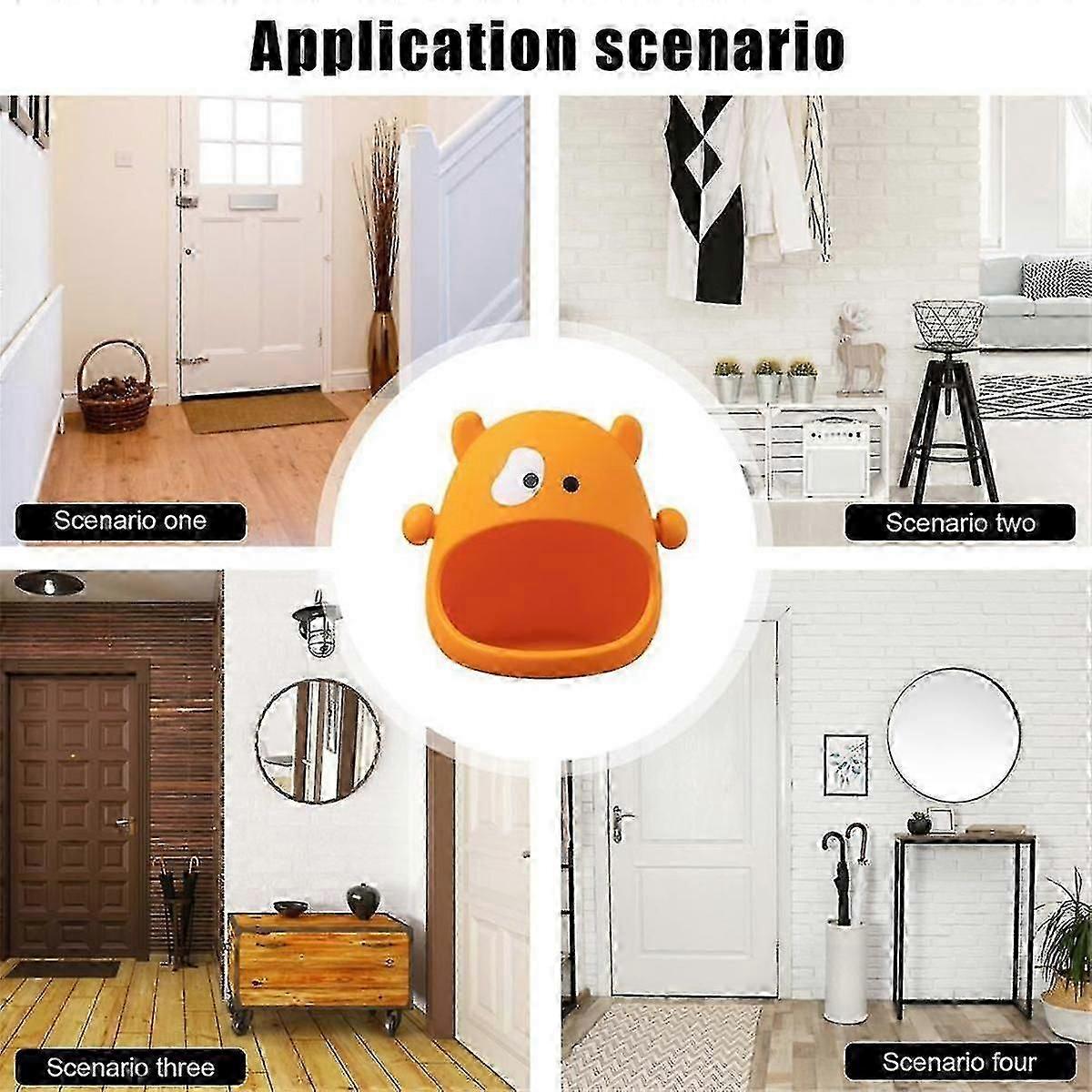 Bol à clés pour table d'entrée, bol d'entrée amusant, unique et créatif, bol à clés pour table d'entrée avec grand récipient de rangement D