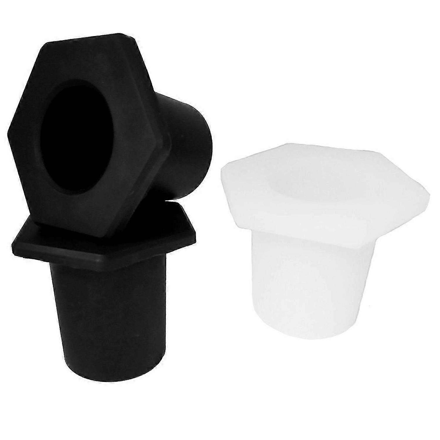 Rubber Umbrella Cone Ring Hole Plug for Terrace Umbrella Frame Black