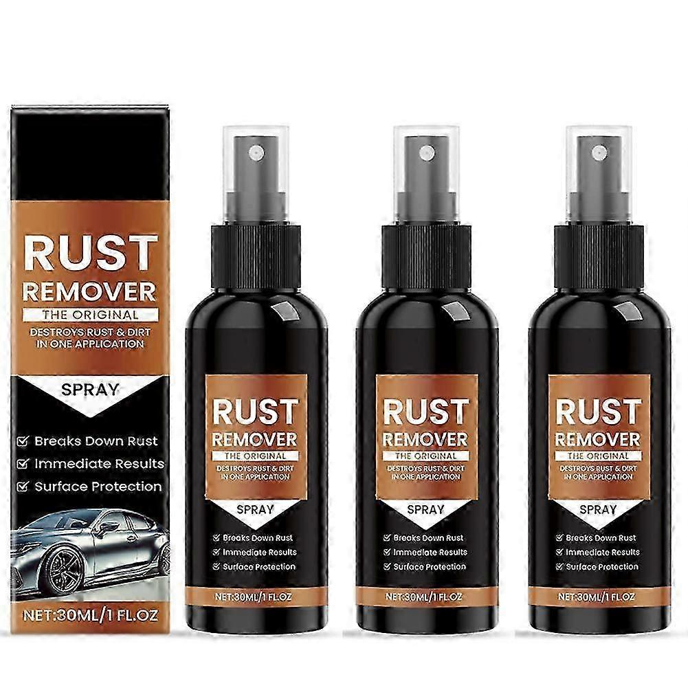 2025 3X Multi-Purpose Car Rust Remover Inhibitor Maintenance Derusting Spray 30ML