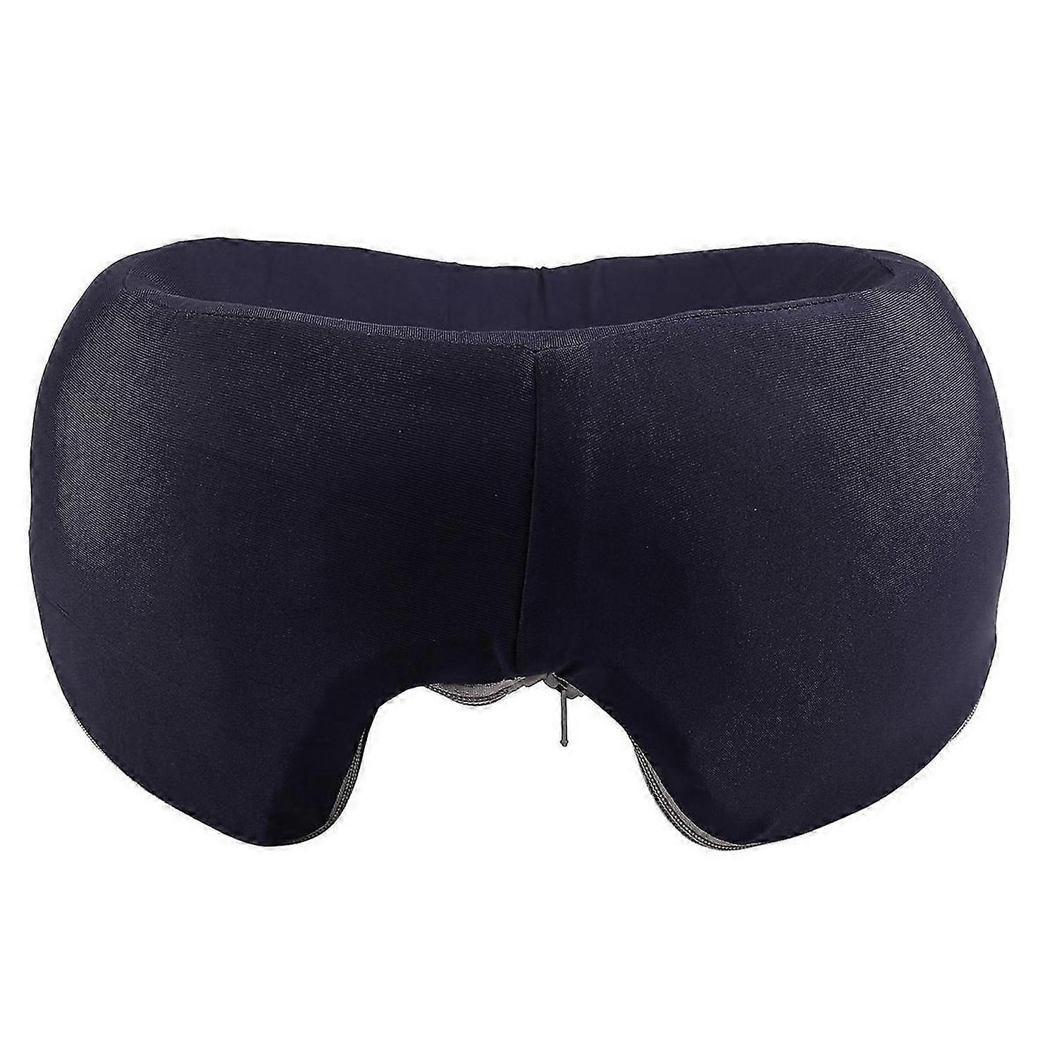 Ergonomics Lying Down Pillow Memory Foam for Beauty Salon Navy blue