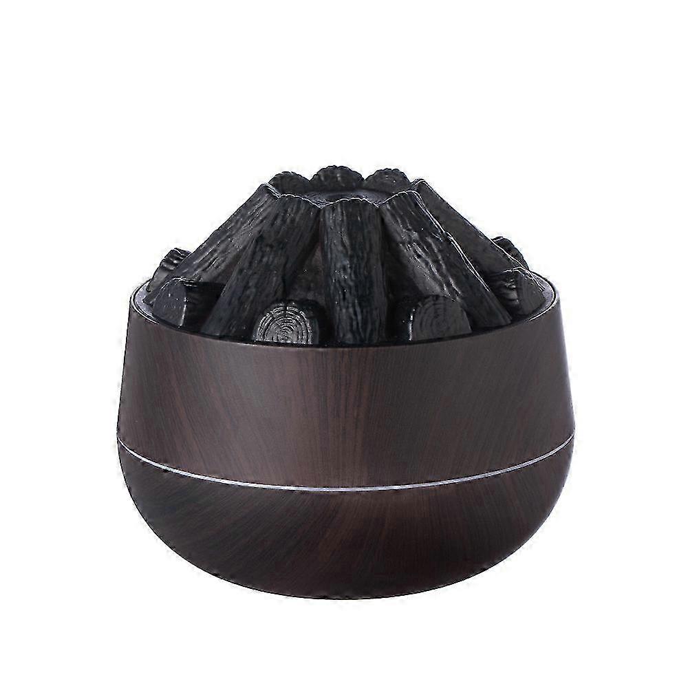 Chic Charcoal Humidifier with Natural Deep Wood Design 2025