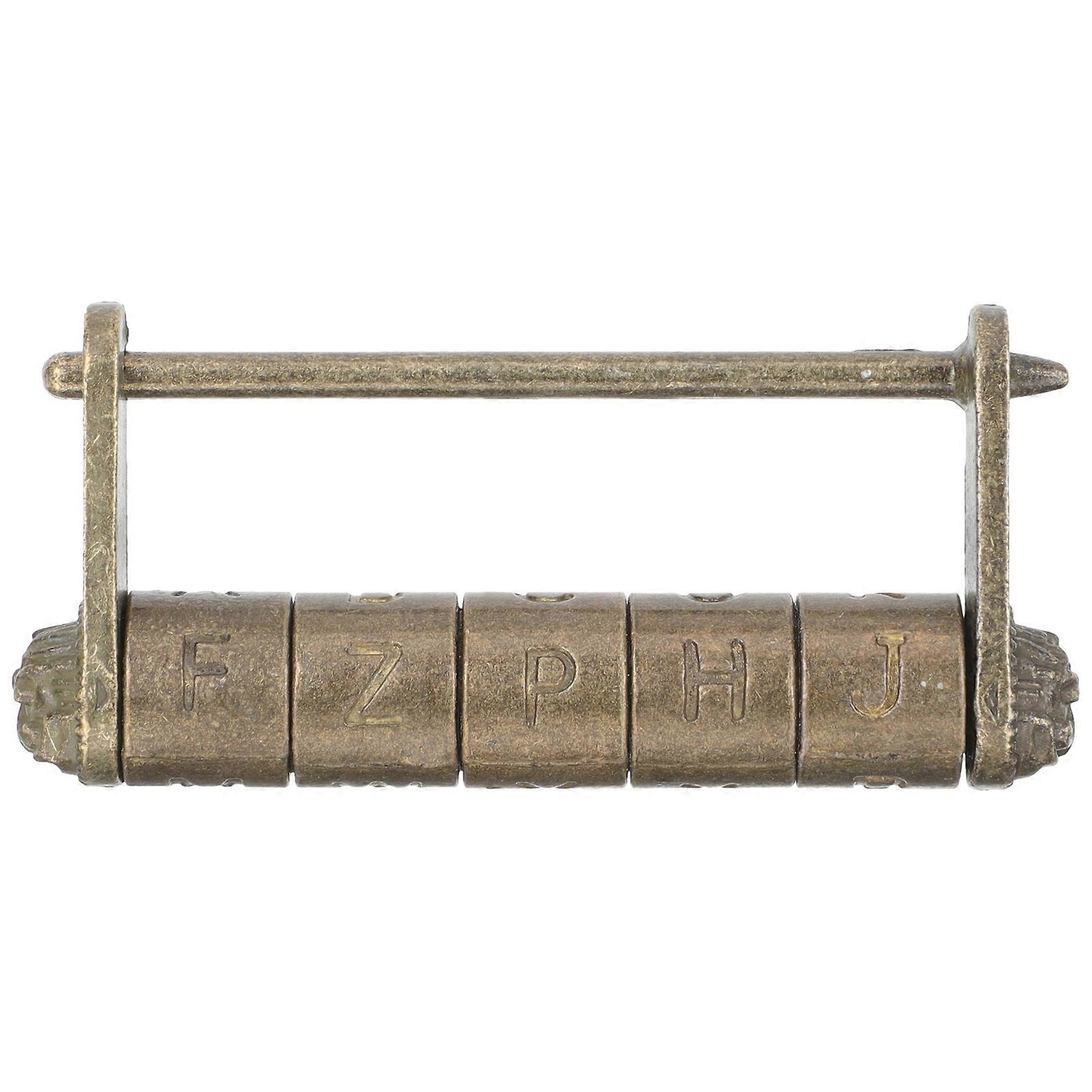 Antique Combination Lock Vintage Style for Code Lock Zinc Alloy Padlock