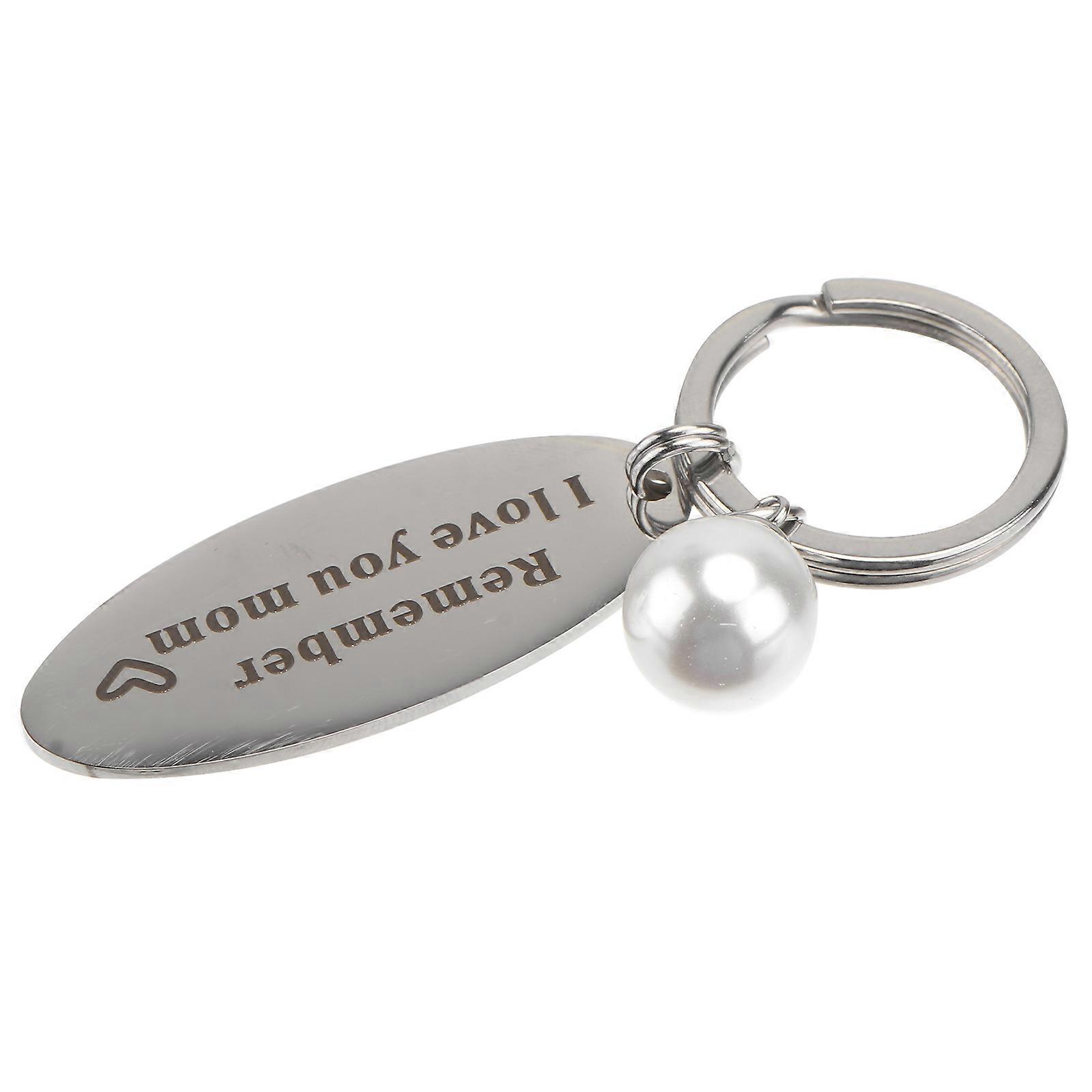Stainless Steel Keychain Decorative Pendant for Decor 1Pcs Gift with Box