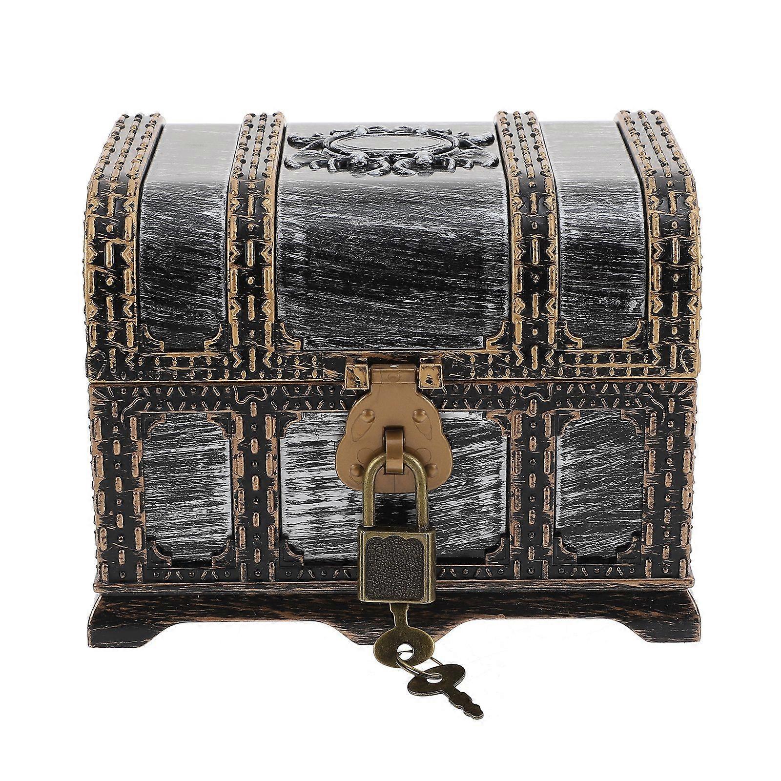 Decorative Treasure Chest Multi-function Pirate Box Vintage Pirate Chest