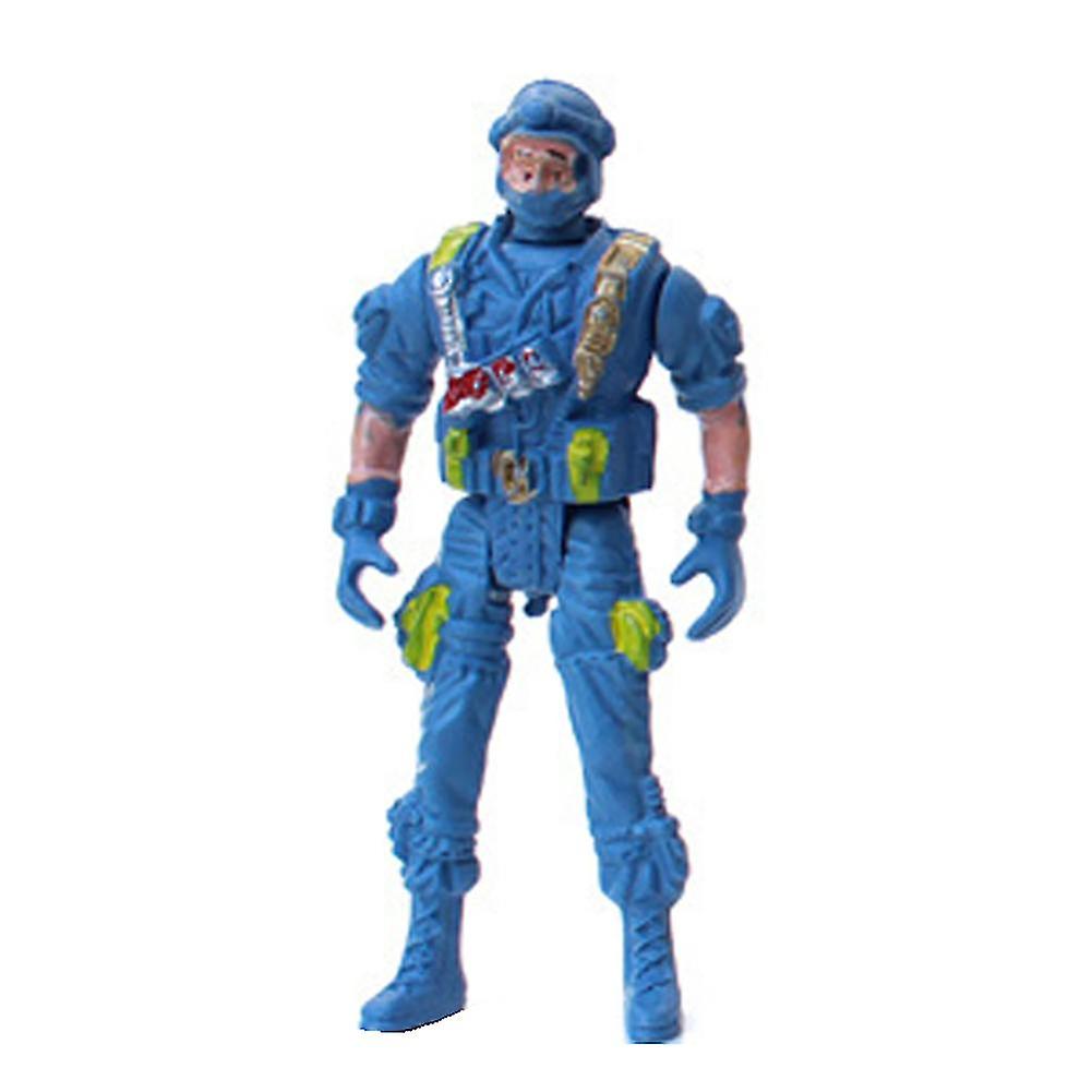 9 سنتيمتر مصغرة الاطفال البلاستيك العسكري الجندي نموذج الجيش الرجال الرقم لعبة ديكور المنزل