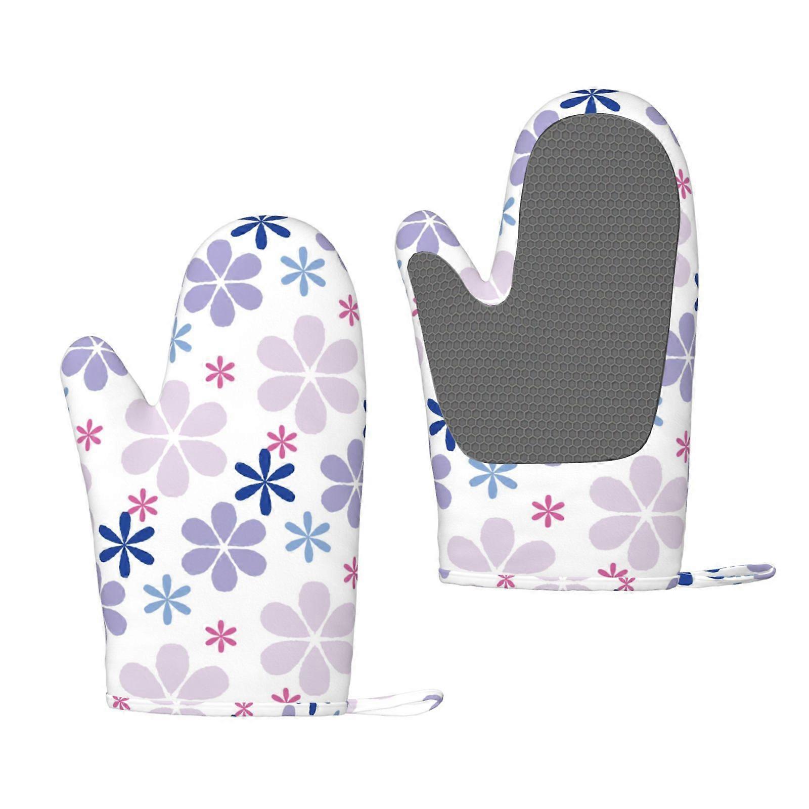 Silicone Gloves With Heat Guard For Barbecue And Baking