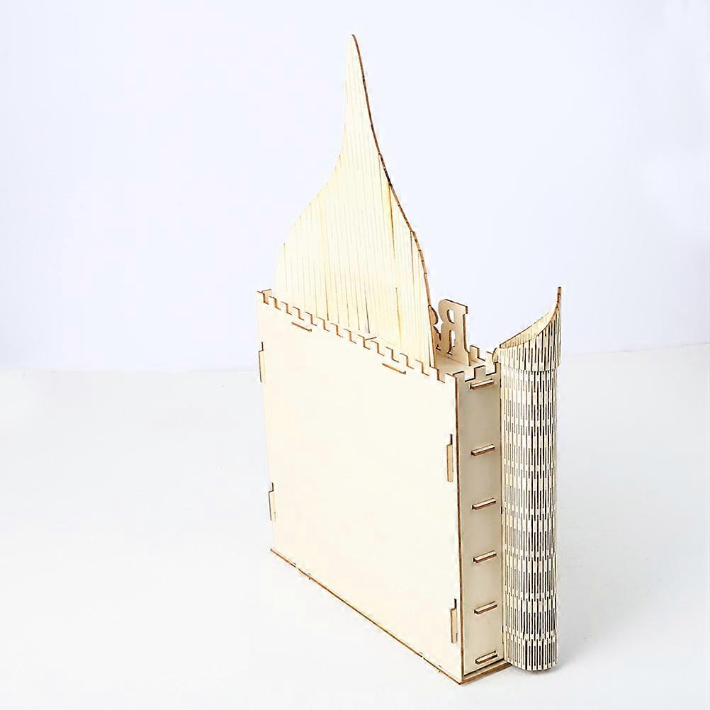 Eid Wooden Castle Calendar DIY Decoration Sign for Ramadan