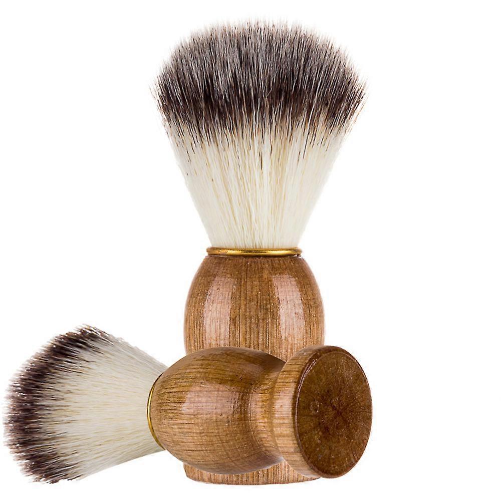 Beard Brush with Wooden Handle for Beard Shaping Use 3Pcs Kit