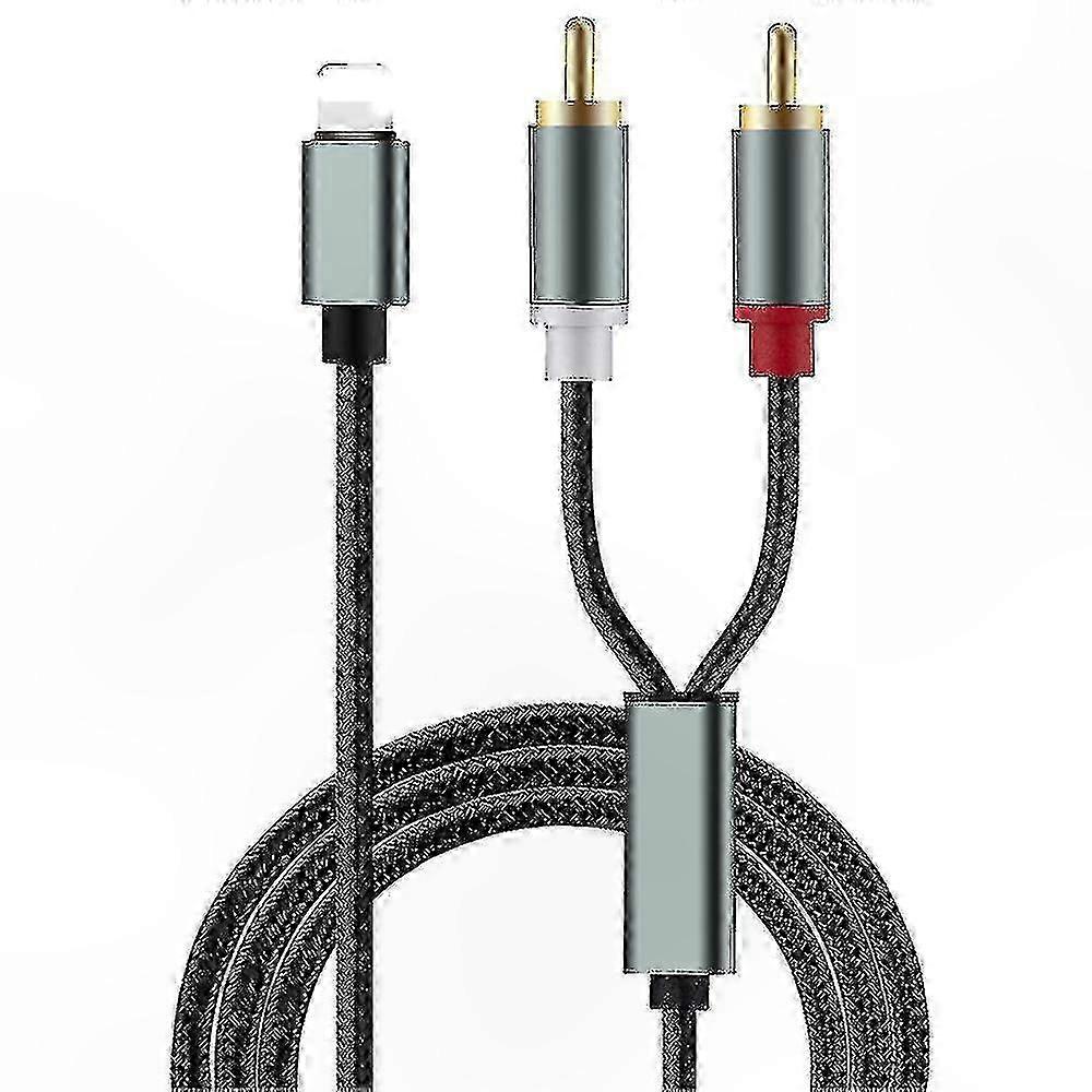 Lightning to RCA o Cable for Speaker Amplifier Connection