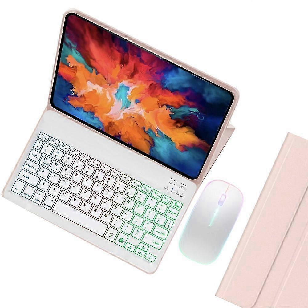 Tab P11 Plus Backlit Bluetooth Keyboard Case with Wireless Mouse