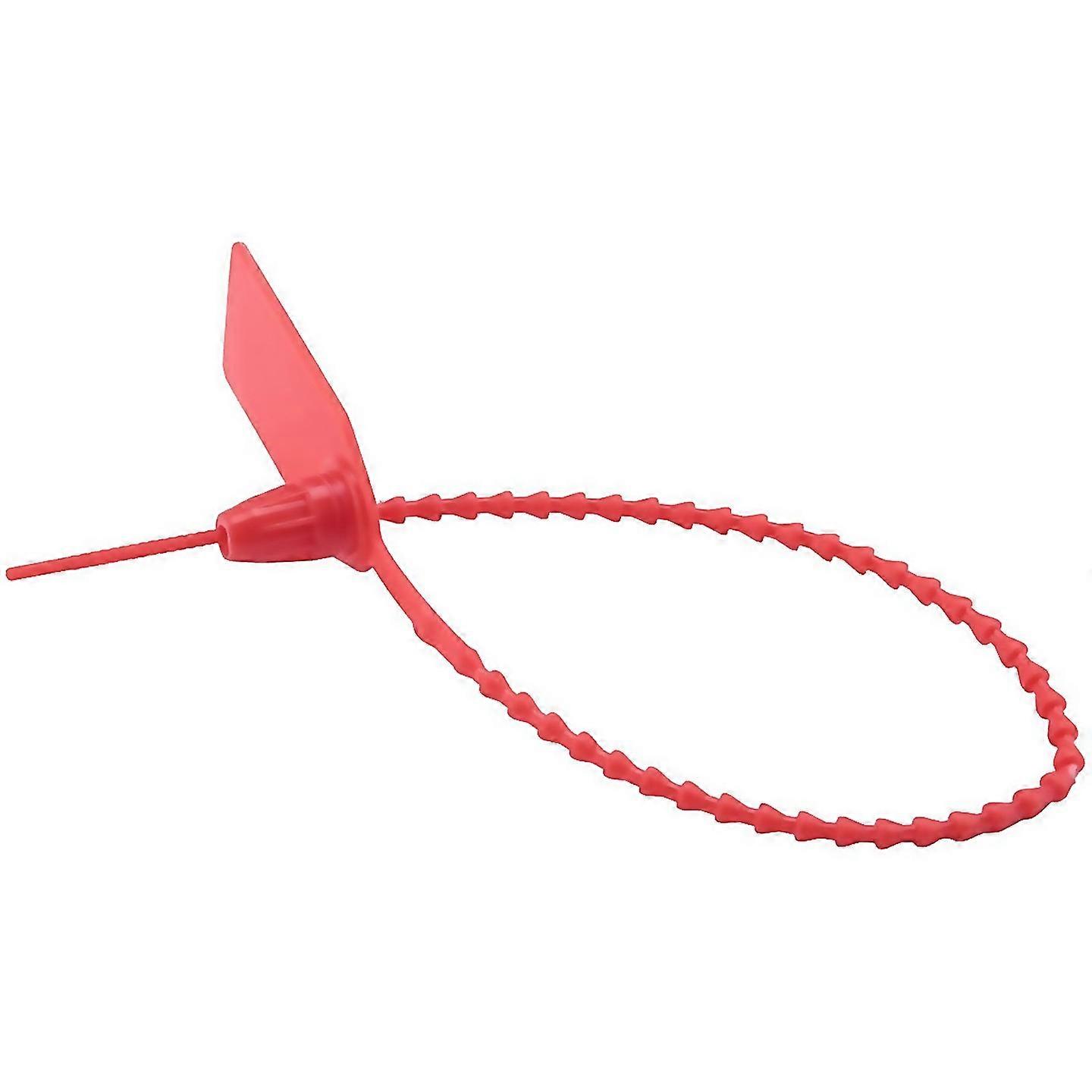 For 100 Plastic Tamper Seals Numbered Zip Ties Tags Self Locking Signage For Fire Extinguish