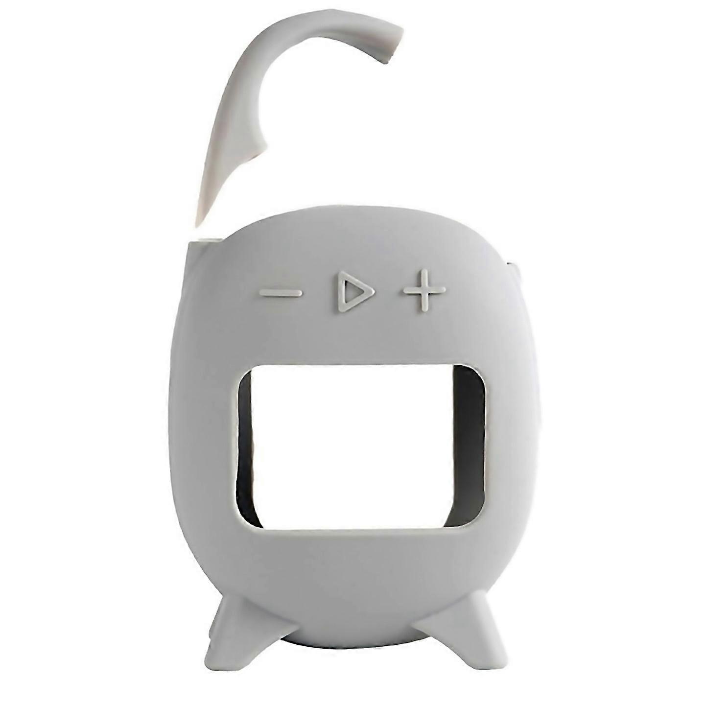 For Silicone Case Cover For Clip 5 Bluetoothcompatible Speaker White