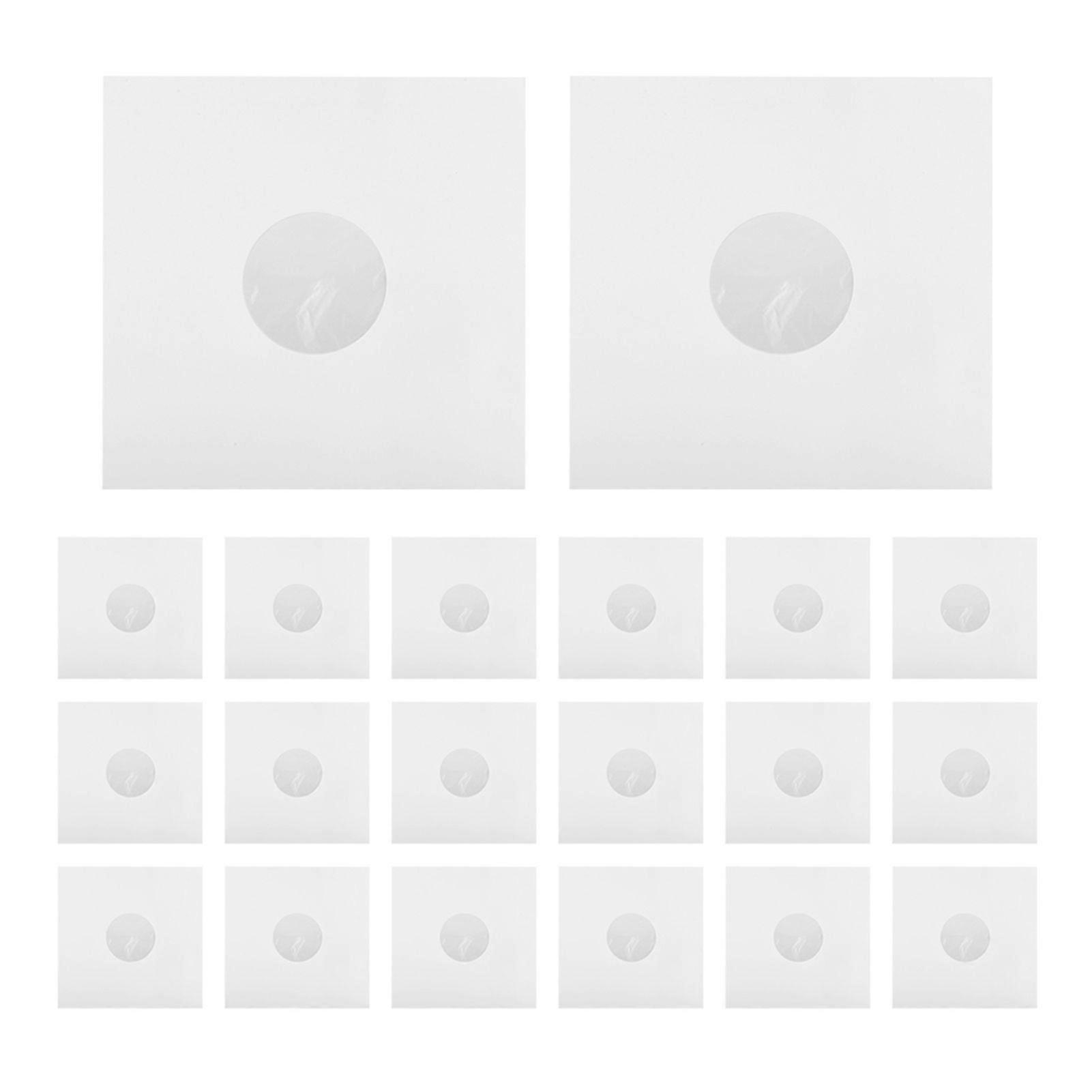 20PCS 12inch Vinyl Record Cover Anti-Static CD Player Protective Case with Inner Bag