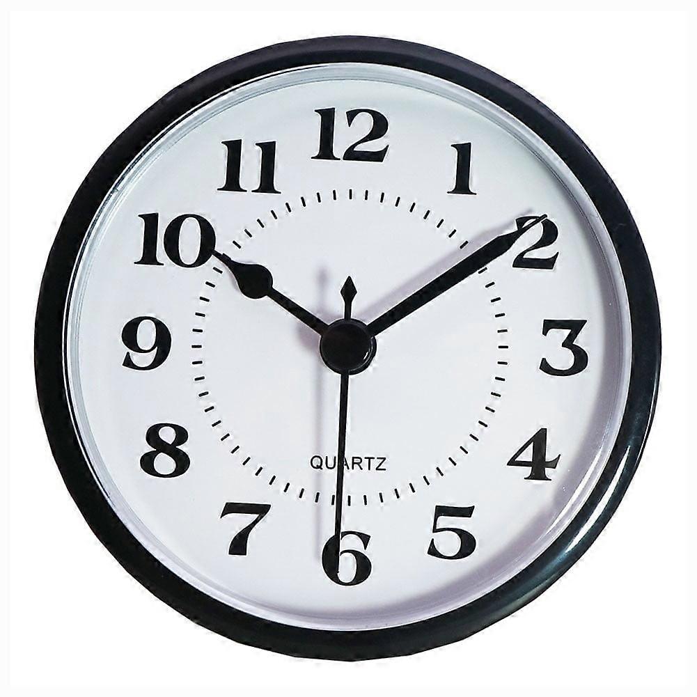 3-1/2 Inch (90 Mm) Quartz Clock Fit-Up/Insert With Roman Numeral Quartz Movement
