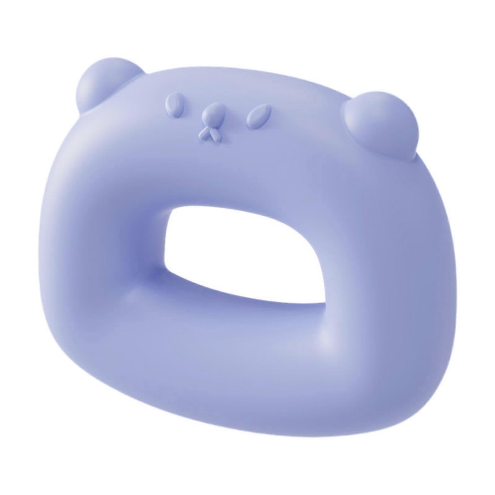 Handheld Massager Circle Yoga Ring 8Level Adjustable Lightweight Hoop Vibration Massage Purple