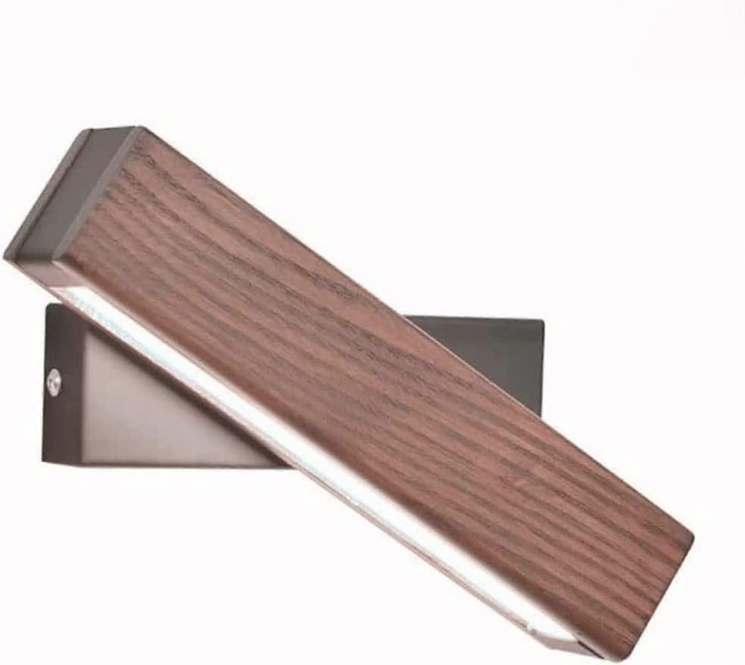 Wall Light Rotating Modern Wall Lamp For Bedside Reading With Acrylic Lampshade, Trichromatic Dimming, 21cm