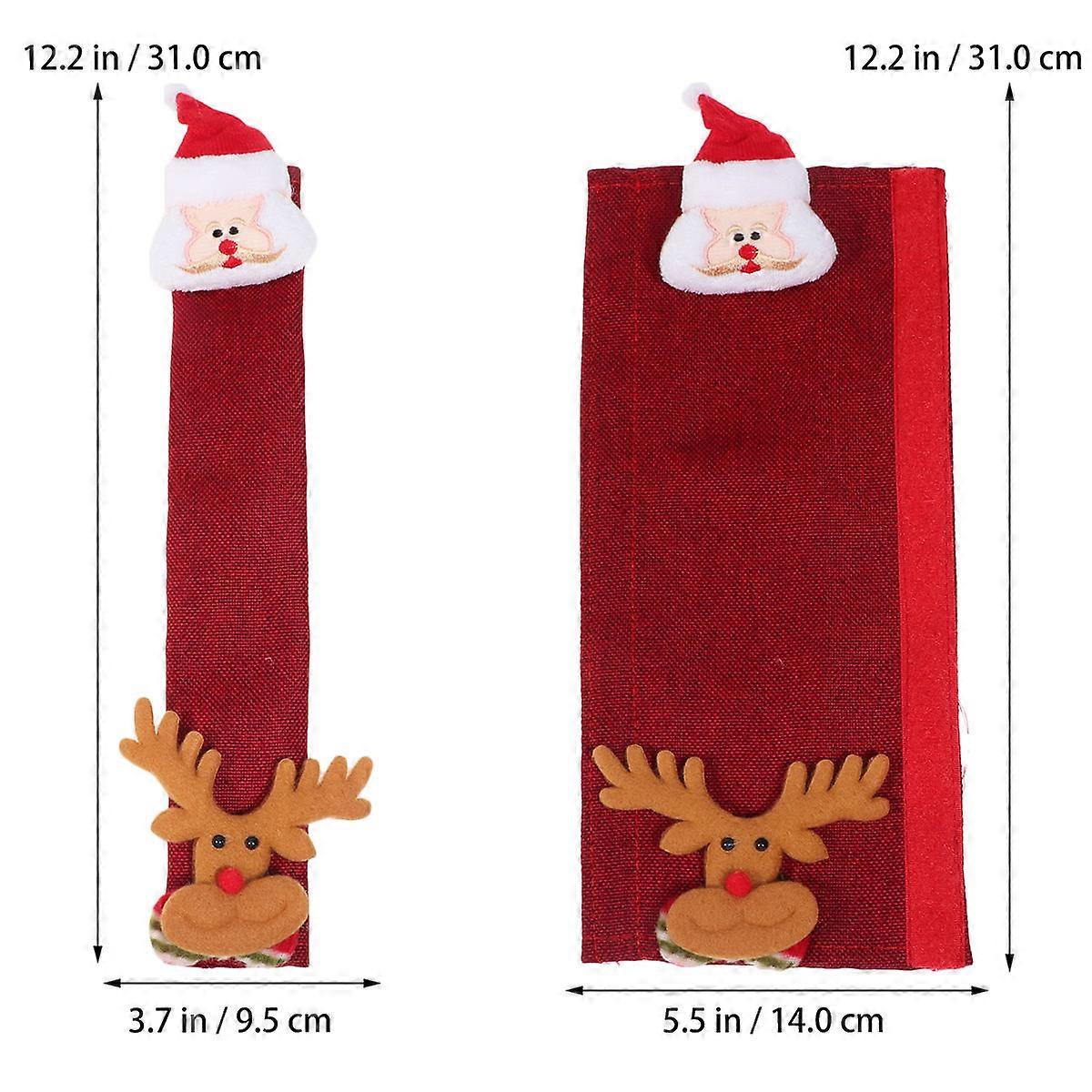 Fridge Handle Covers Door Handle Decorations for Decoration 2Pcs Multi Color