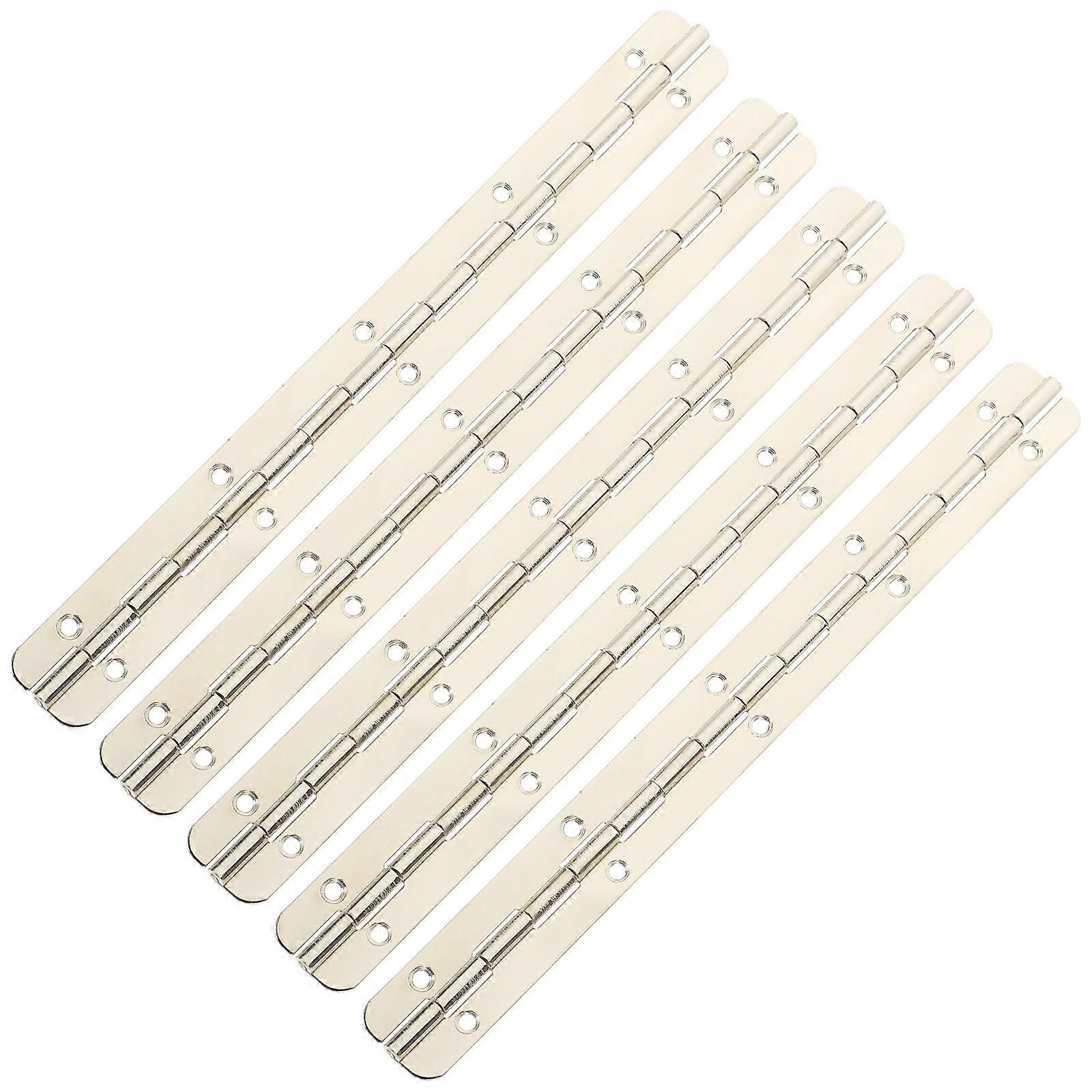 Chest Hinges Continuous Hinge for Jewelry Box Replacement 10Pcs