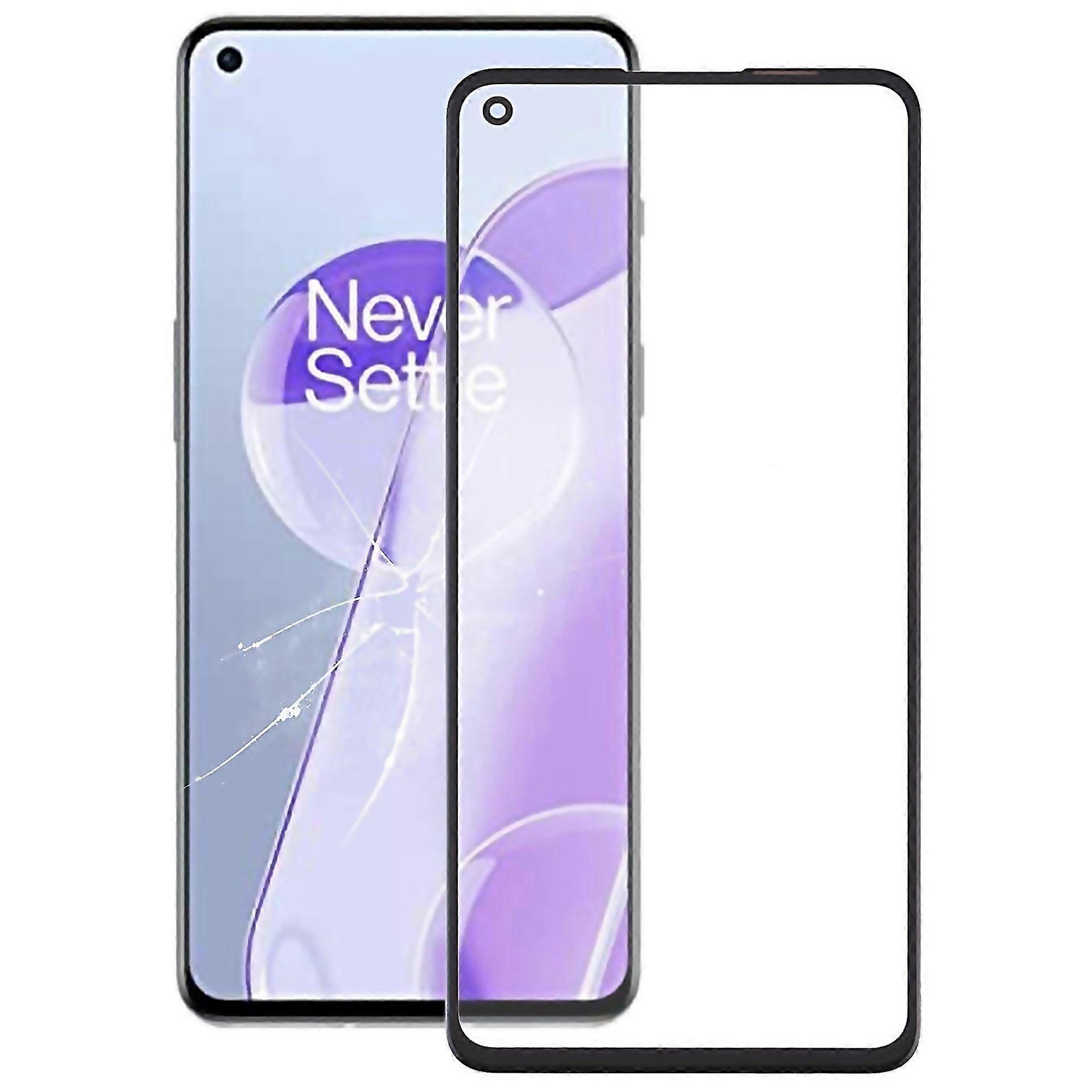 For Oneplus 9rt 5g Mt2110 Mt2111 Front Screen Outer Glass Lens With Oca Optically Clear Adhesive Bla