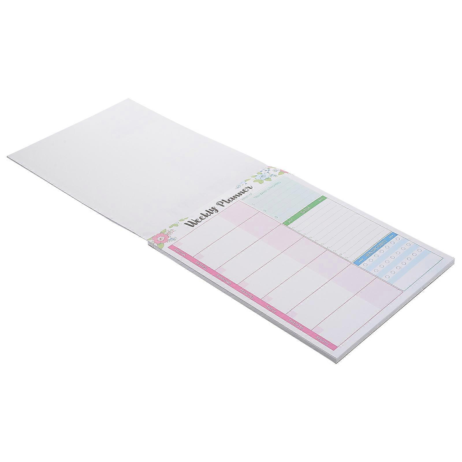 Planner Notepad Daily Use for Office 3Pcs Convenient Tearable Note Pads