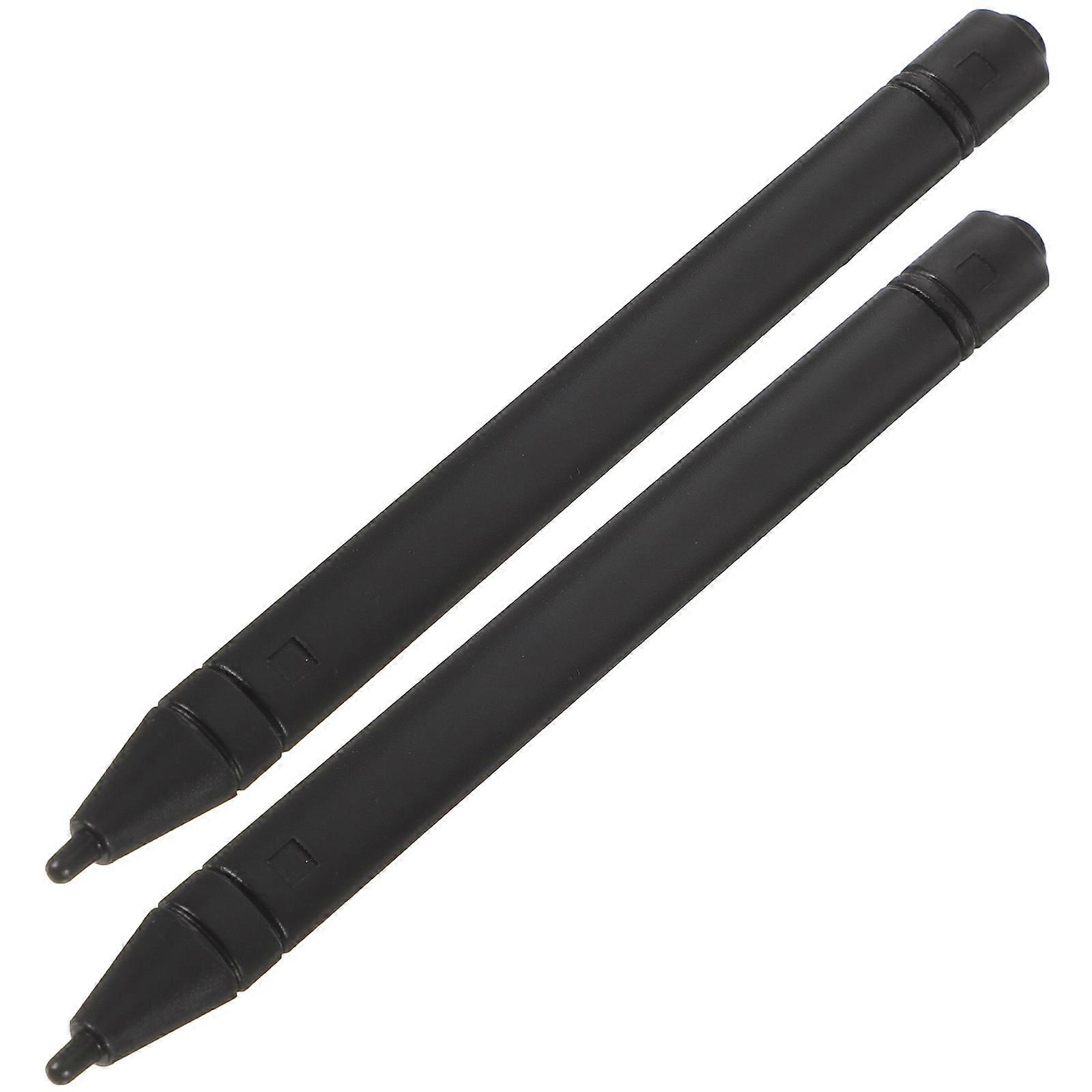 LCD Writing Tablet Pen for Scenery Creation Students Black 2Pcs