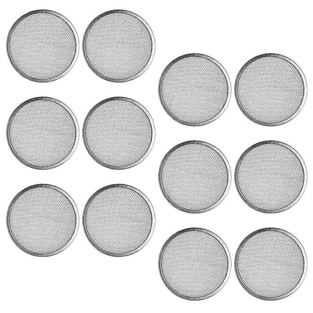 Sprouting Jar Lid Stainless Steel Mesh for Sprouting 48Pcs Silver