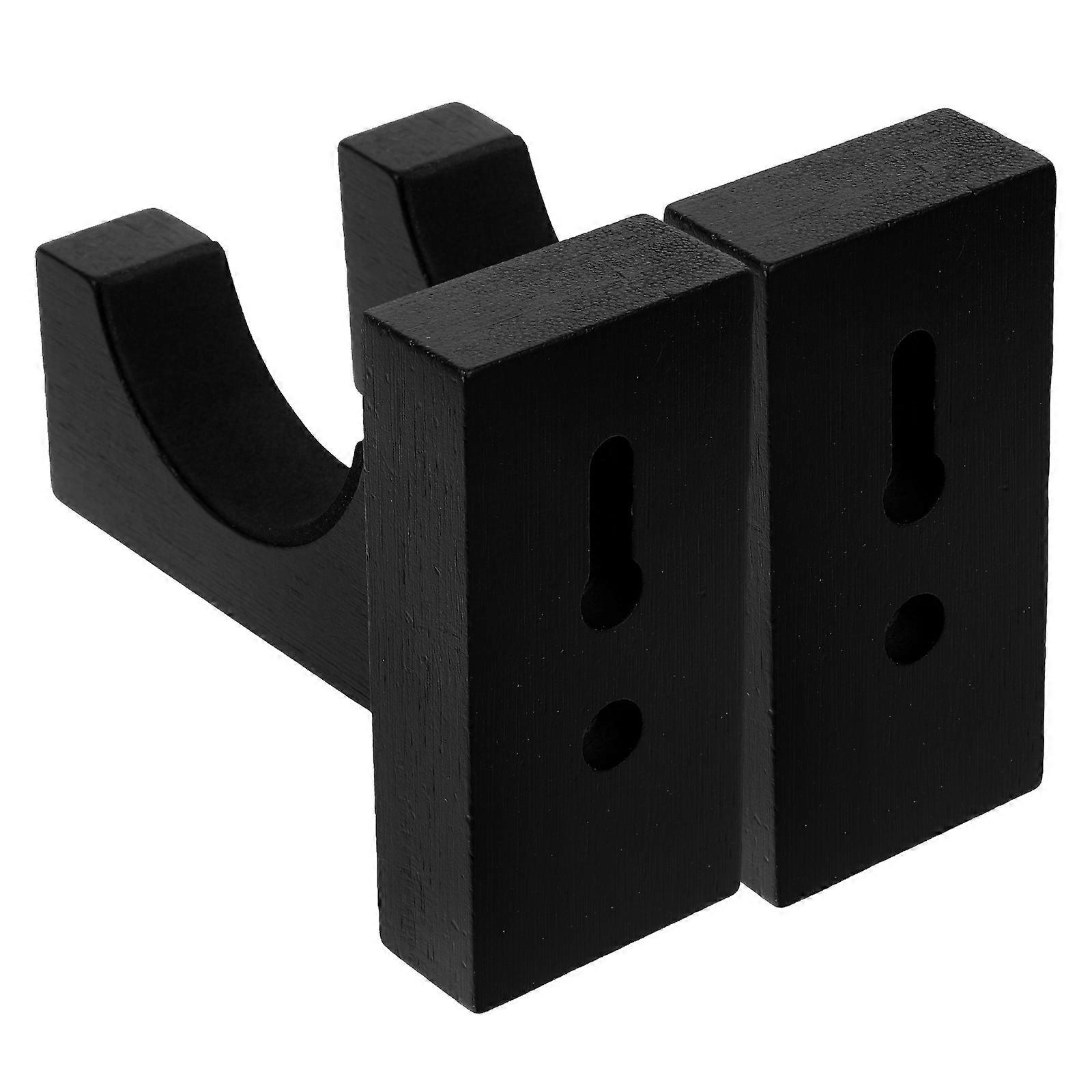 Wooden Baseball Bat Display Creative Bat Holder for 5Pairs