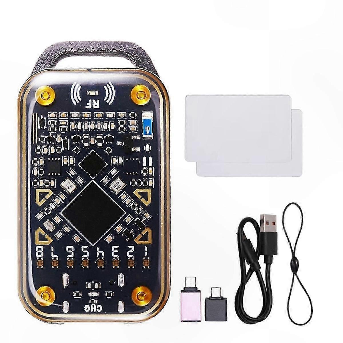 RFID Smart Chip Reader with NFC Duplicator and 2X UID Card Compatibility for 125Khz 13.56Mhz Frequencies