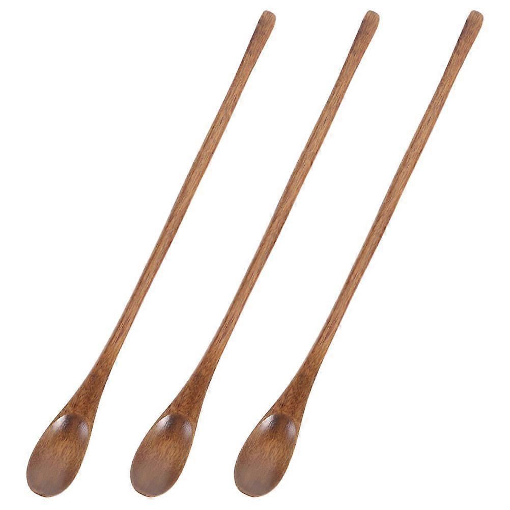 Wooden Salad Serving Utensils Set For Kitchen Use 23X2X0.5CM Brown Multi-Functional 6 Pcs