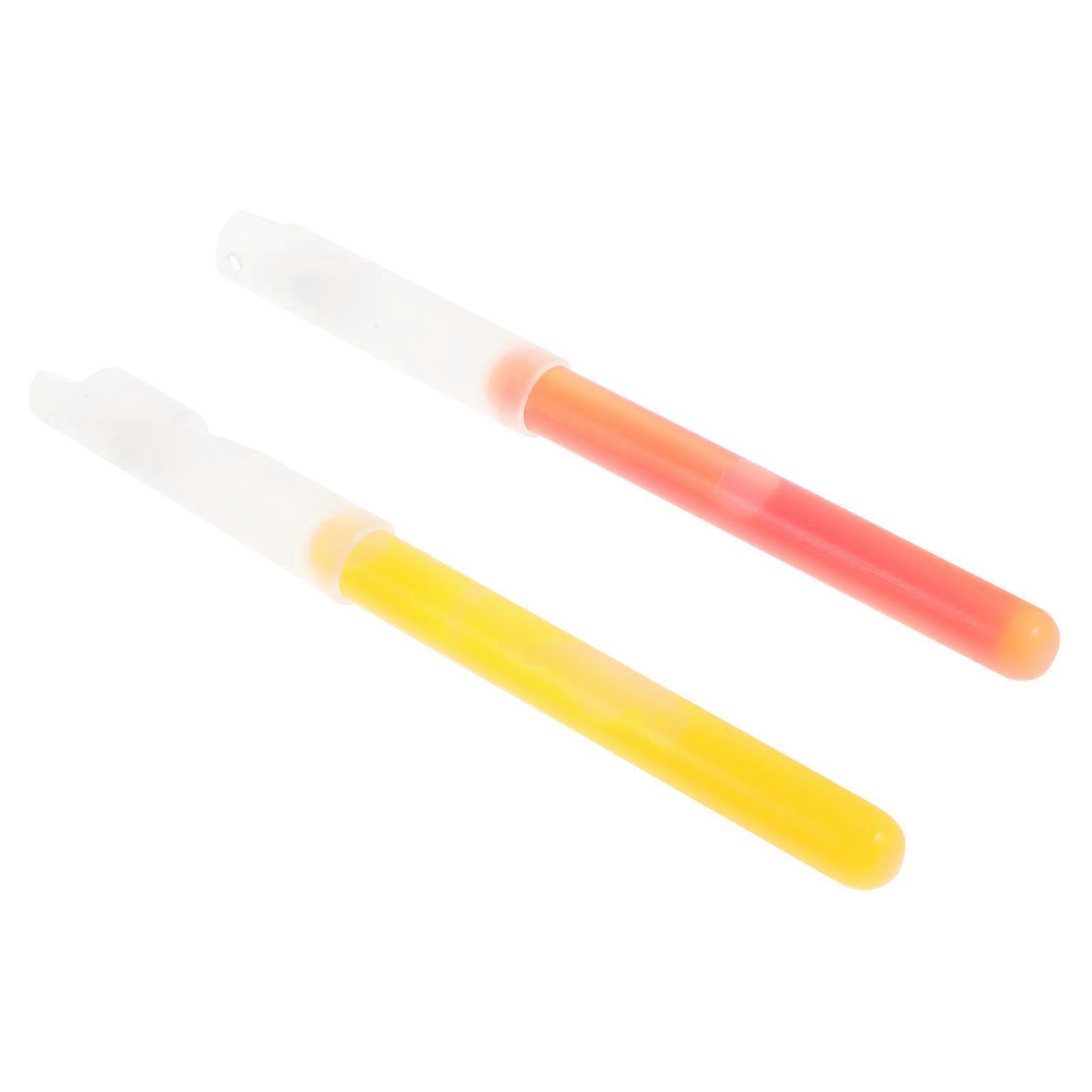 Luminous Whistle for Party Plastic Glow Sticks for Halloween 4Pcs