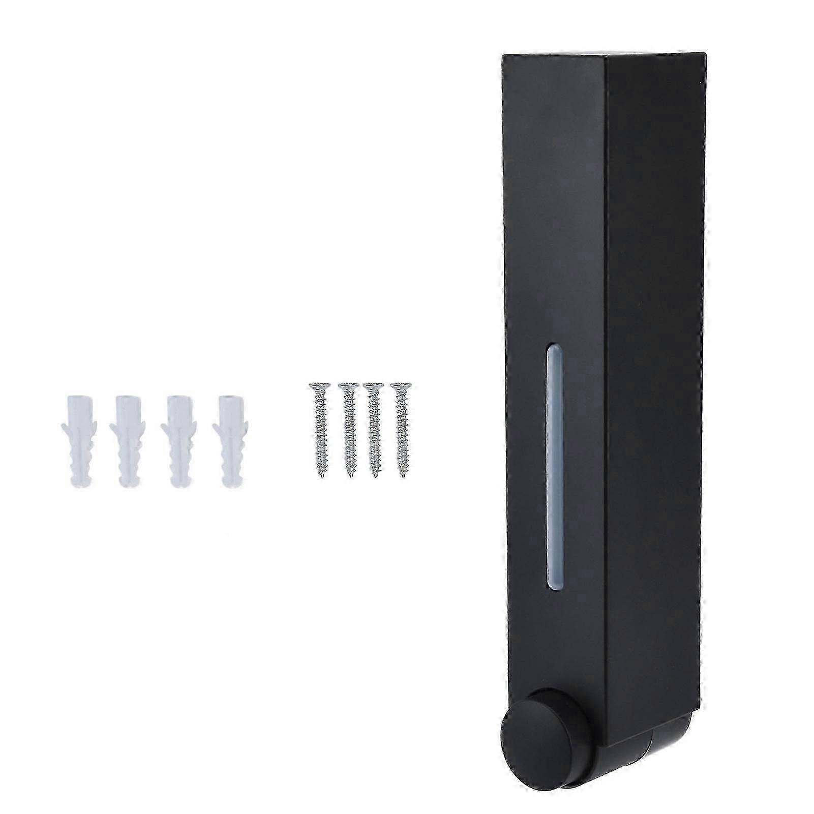 Wall-Mounted Push Soap Dispenser with 420ML Capacity and Dual Compartments for Home and Hotel Bathrooms