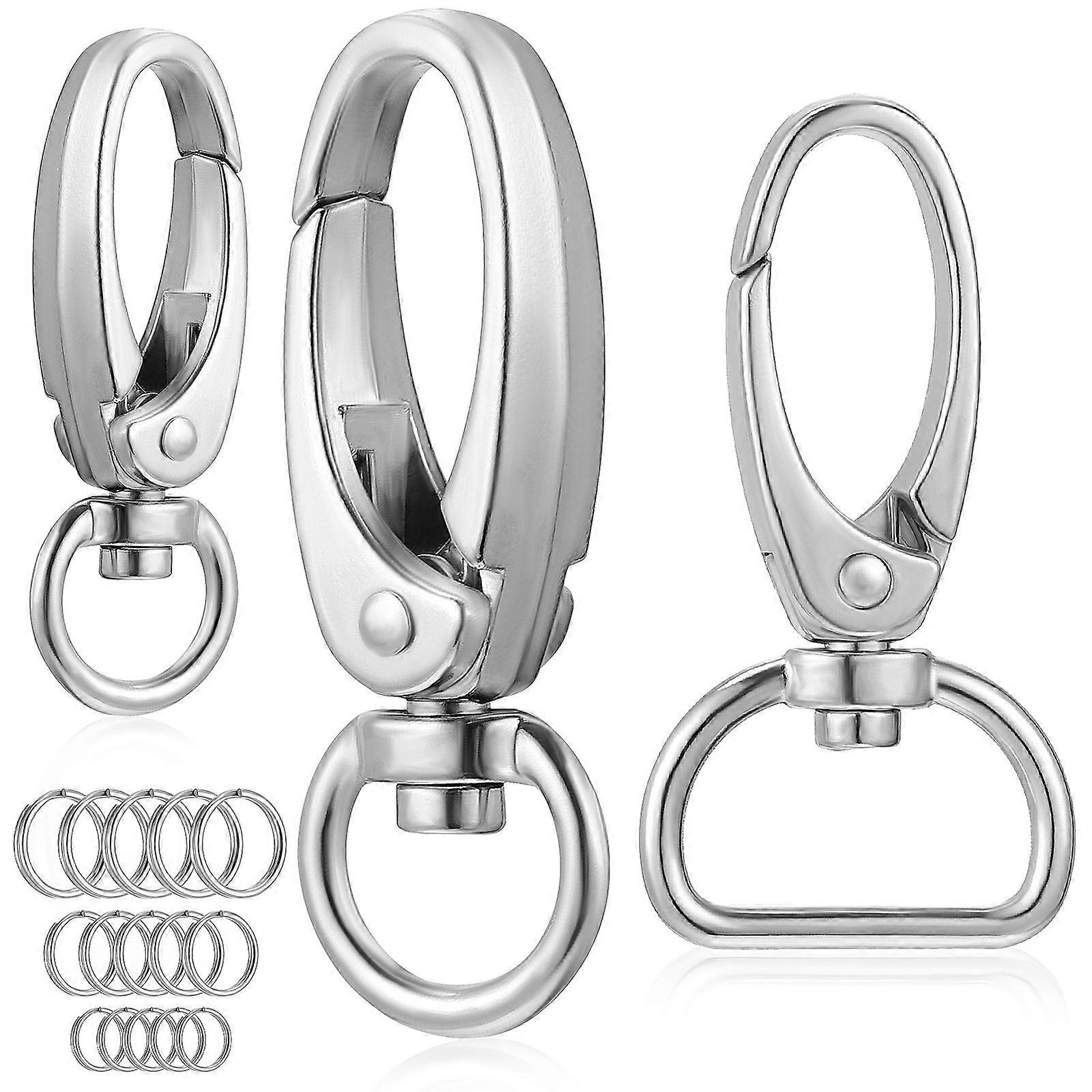 Dog Tag Clip for Collar Leash Dog Tag Clips 2Sets for Secure Pet Use