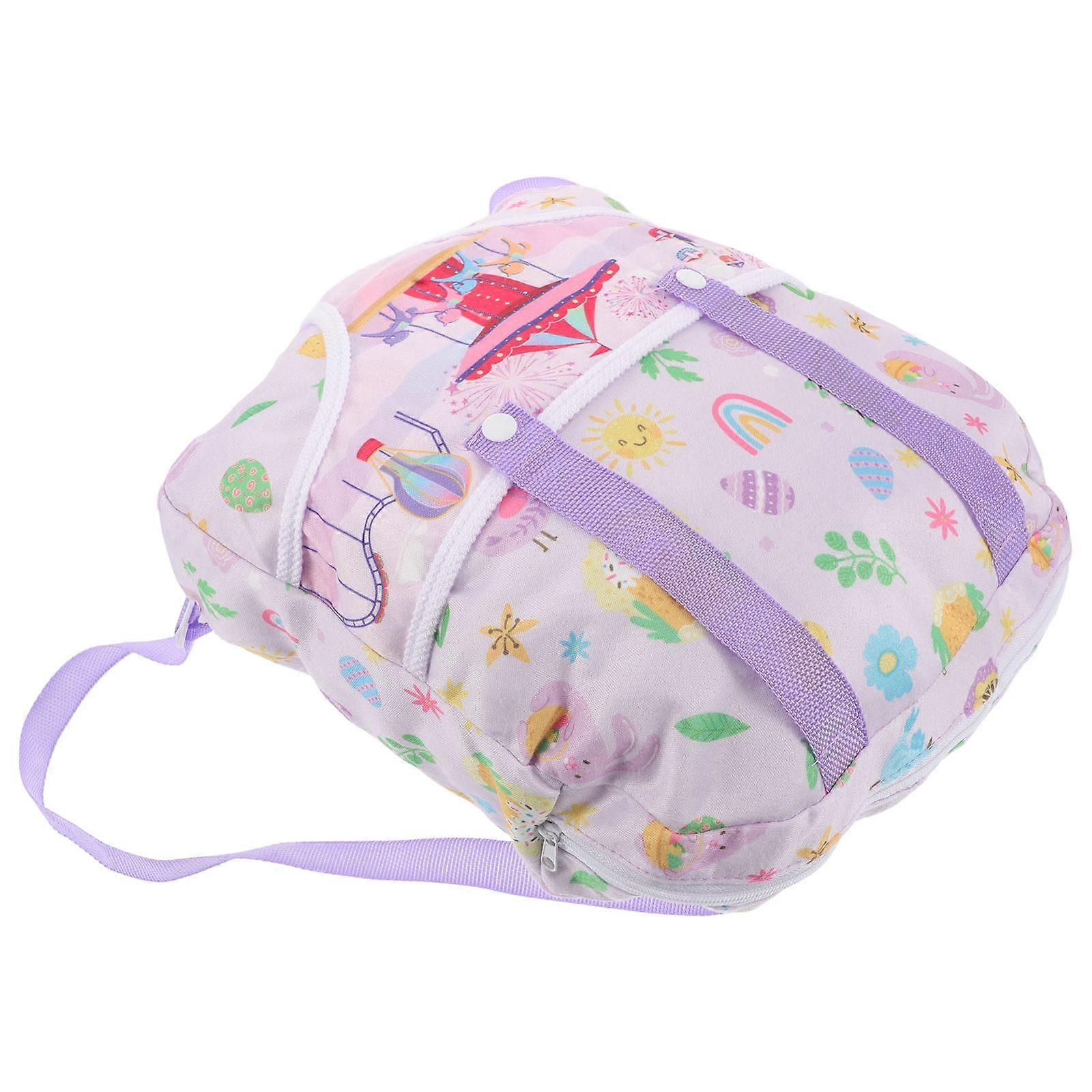 Adjustable Strap Doll Backpack for Kids Carrying Doll Accessories
