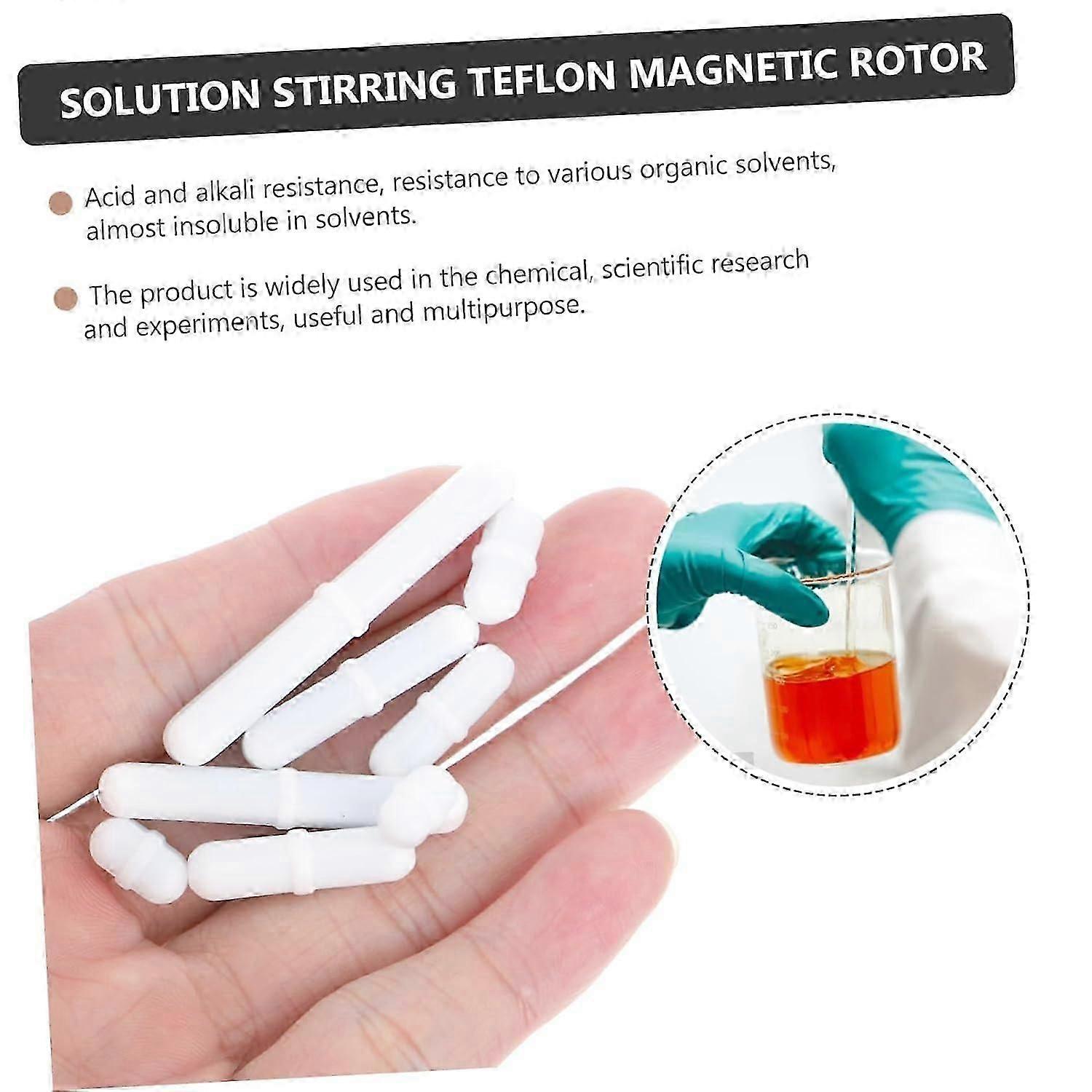 PTFE magnetic stir bars for lab, hightemperature resistant, chemical resistant_i*