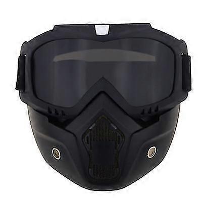 Motorcycle Riding Goggle Glass With Removable Face Mask