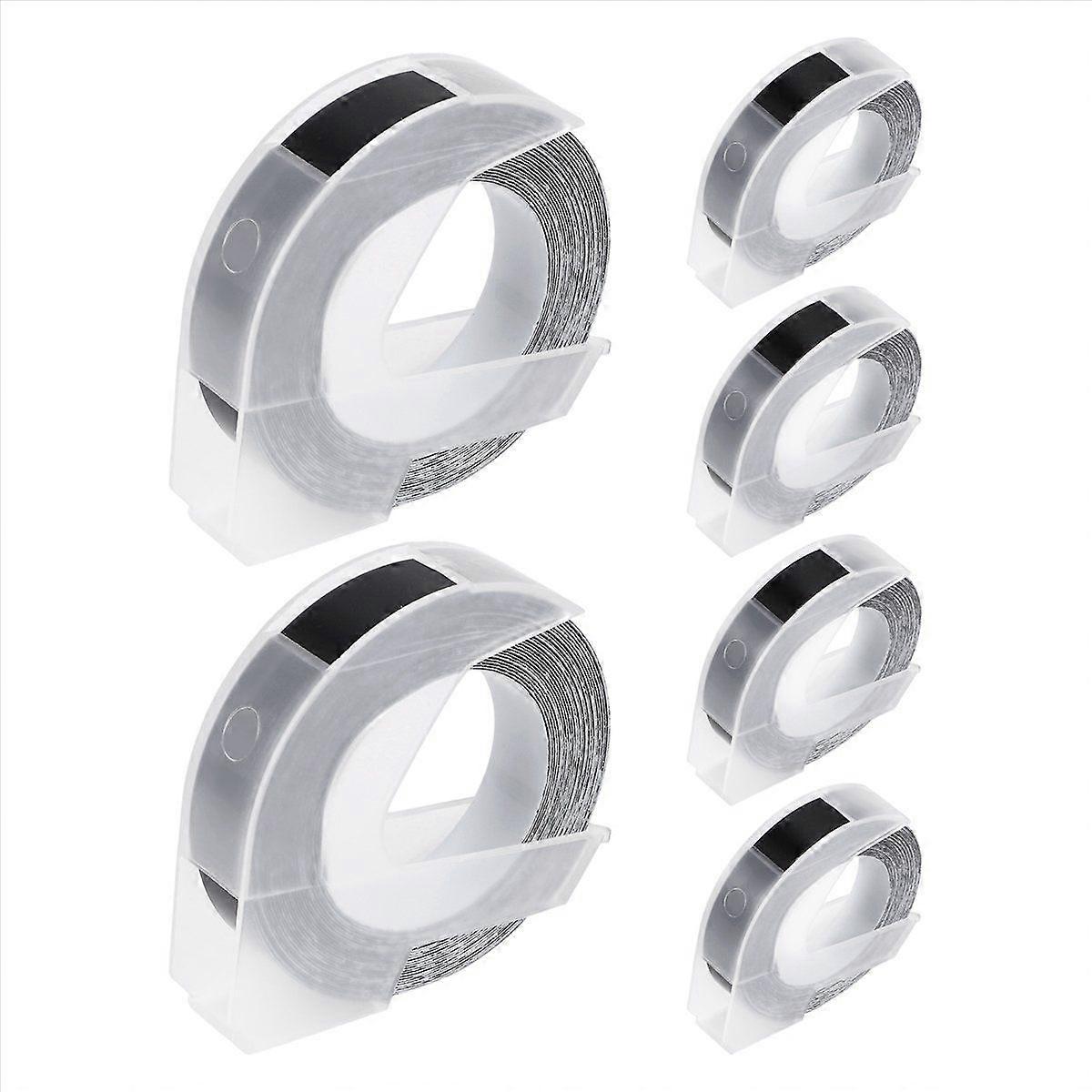 6 Pcs Label Tape Compatible with Embossing Label Tape
