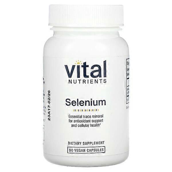 Vital Nutrients, Selenium, 90 Vegan Capsules (200 mcg per Capsule)