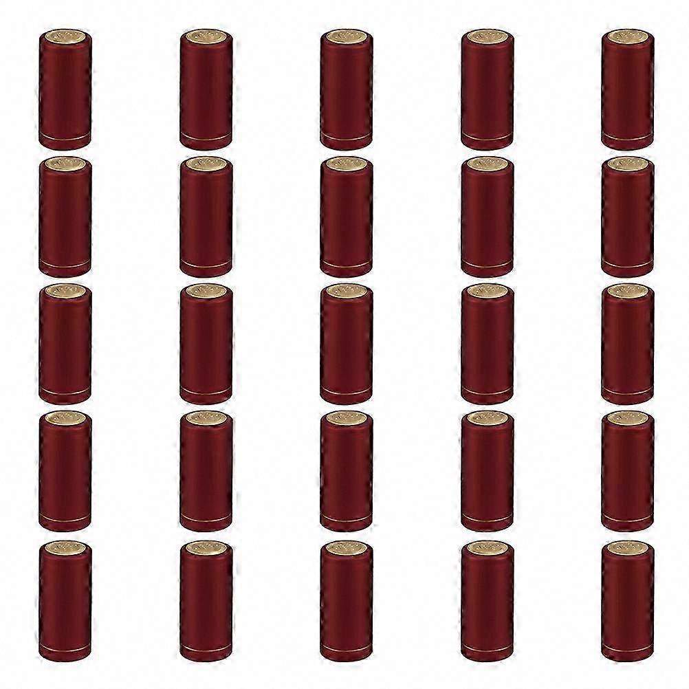25pcs Heat Shrink Capsules for Wine Bottles Caps Sleeves