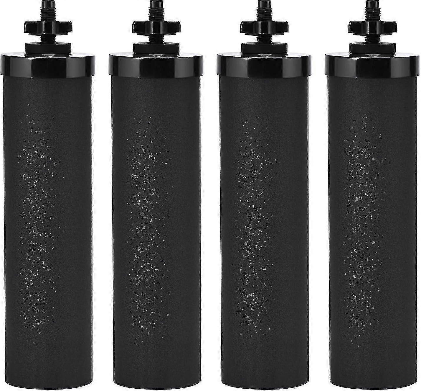 25-26 Berkey Replacement Black Filters 4-Pack Compatible with Gravity Water System