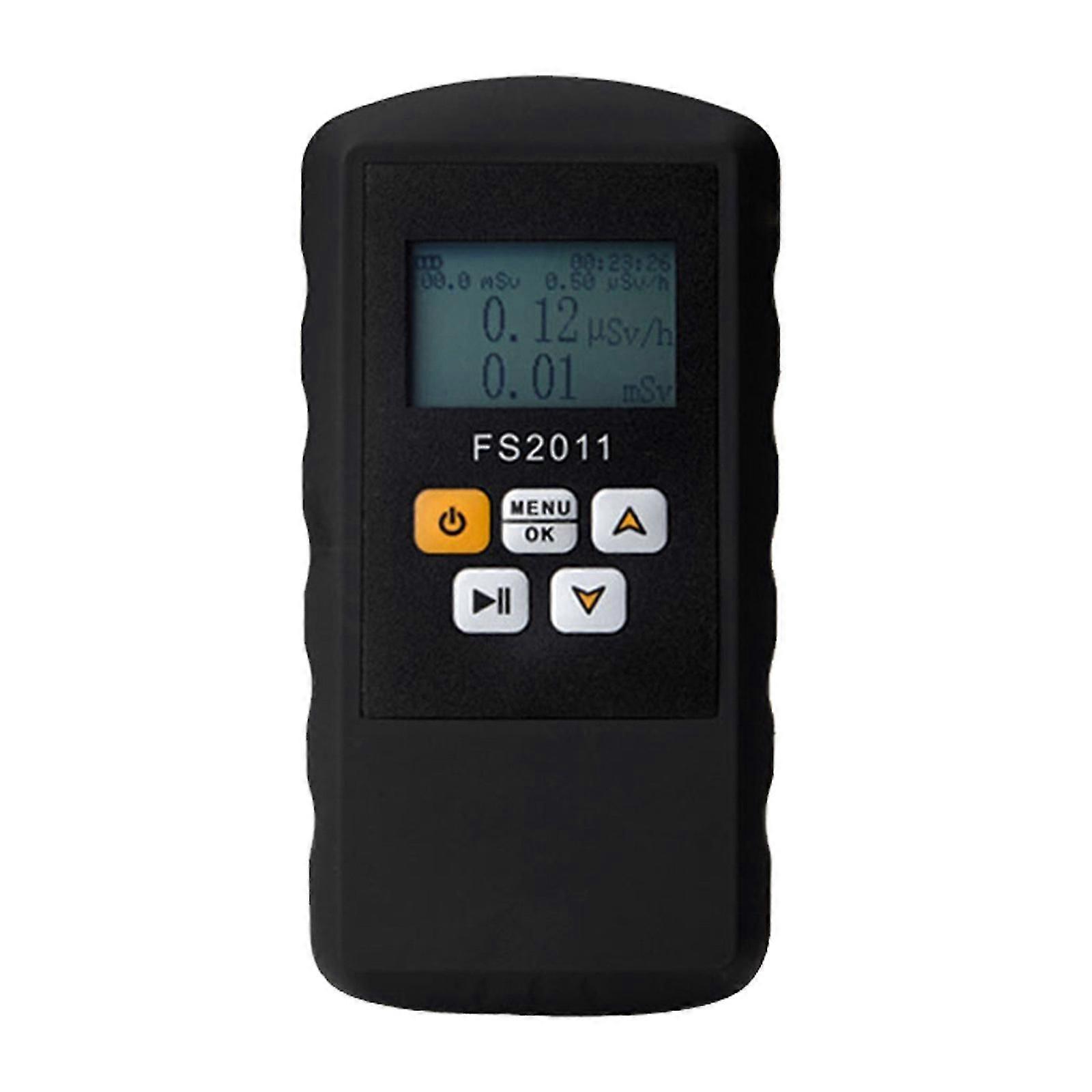 2022 Professional Radiation Detector Handheld Portable Counter Dosage Alarm Device Dosimeter Monitor Multi-function Digital Meter High Sensitivit